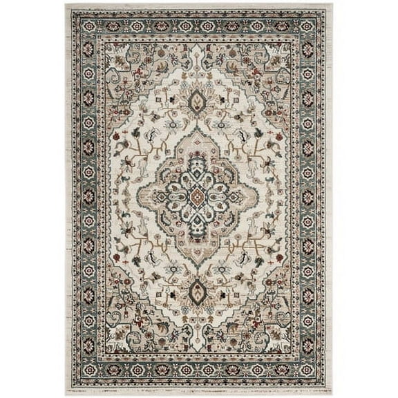 SAFAVIEH Lyndhurst Idella Floral Area Rug, Cream/Beige, 6' x 9'