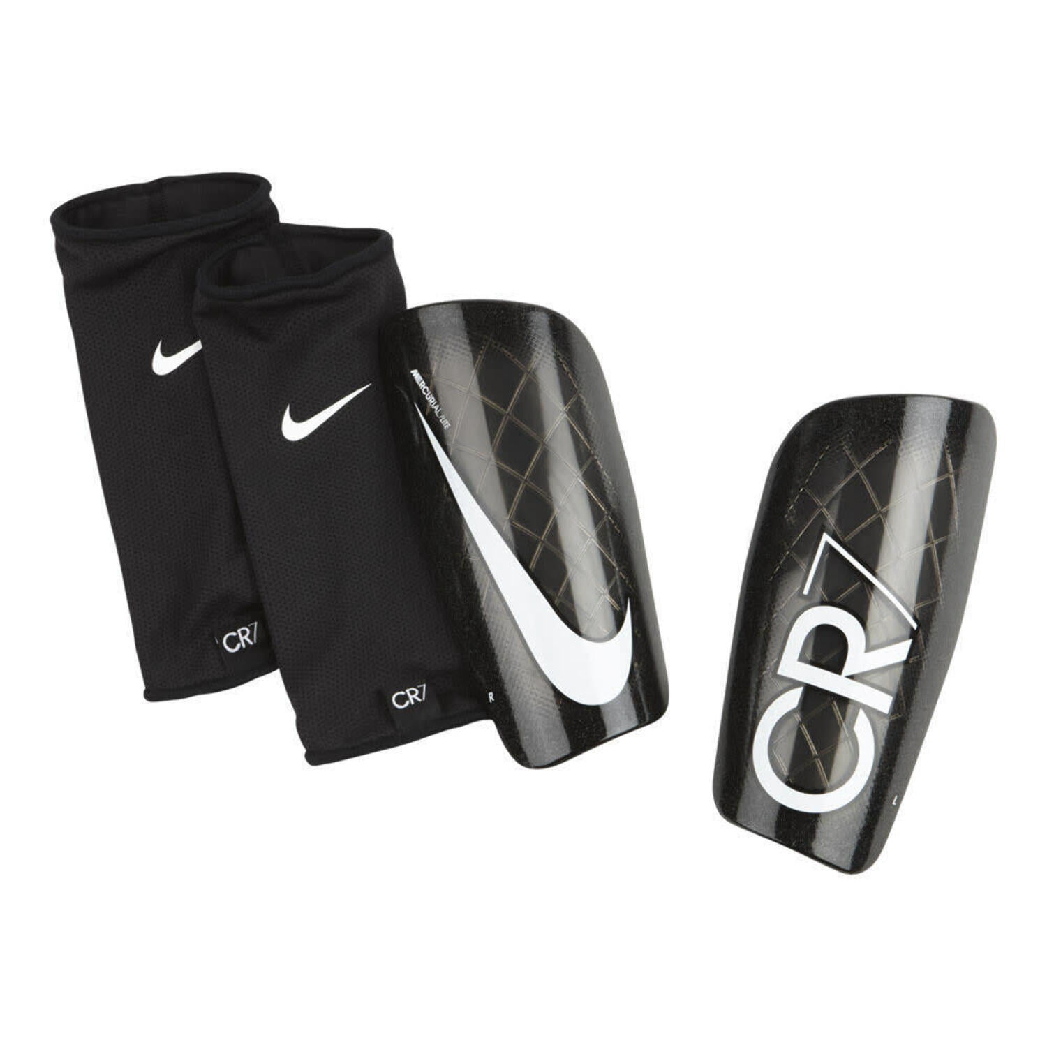 Zichtbaar advies Twinkelen Nike Mercurial Lite CR7 2014 - 2015 Shin Guard - Black/White S - Walmart.com