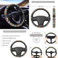 thumbnail image 3 of Renewold American Tribal Wolf Dream Catcher Car Seat Cover Split Covers Set for Women Men, 15 Inch Steering Wheel Cover, Headrest Cover Cup Coasters Handbrake Cover Gear Shift Cover Auto Accessories, 3 of 7