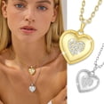 thumbnail image 6 of Beautlace Heart Necklace for Women,Sparkling CZ Heart Pendant Necklace,18k Gold Plated Love Jewelry Gift for Mom Wife Girlfriend, 6 of 9