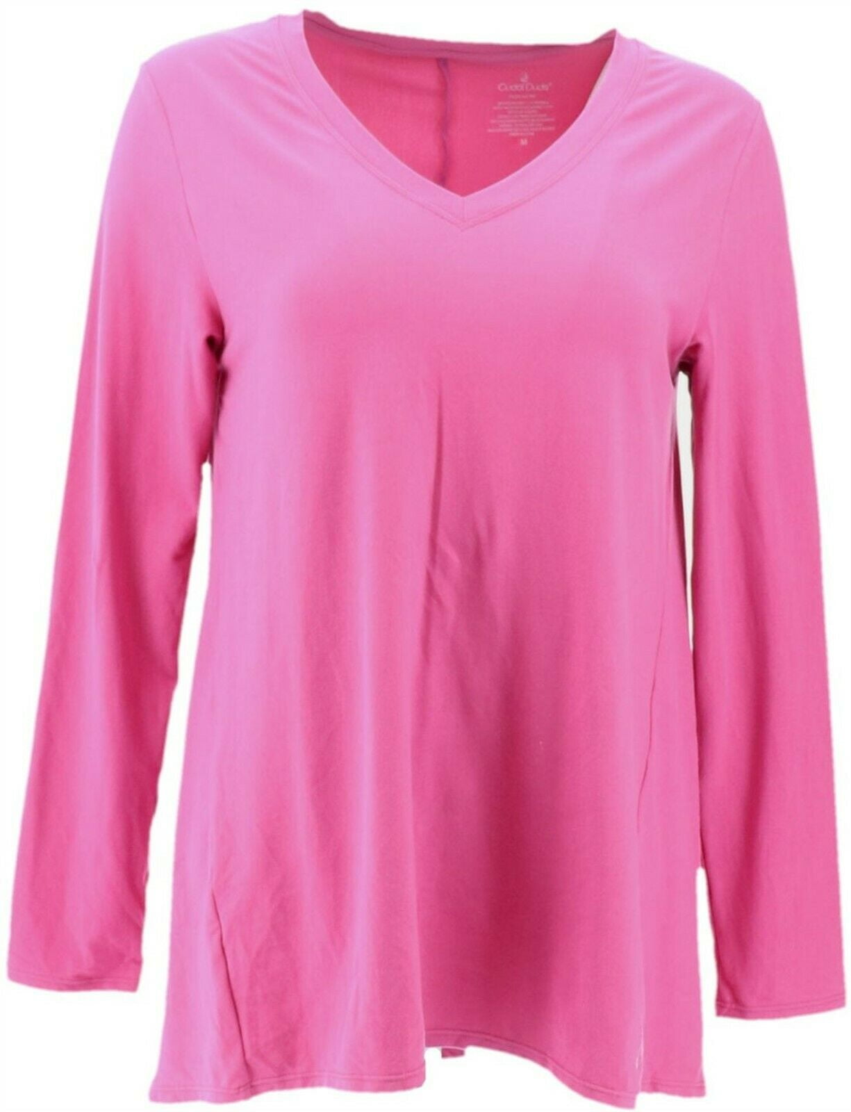 ClimateRight by Cuddl Duds Cuddl Duds Flexwear Long Slv VNeck Swing