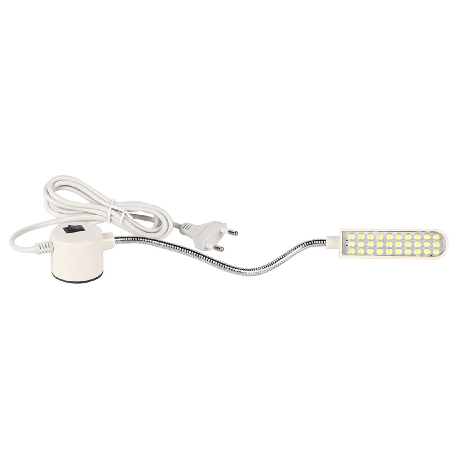 Lampe LED Col De Cygne 30 LEDs Avec Base Magnétique - Pour Machine à Coudre, Tour, Perceuse - 220V