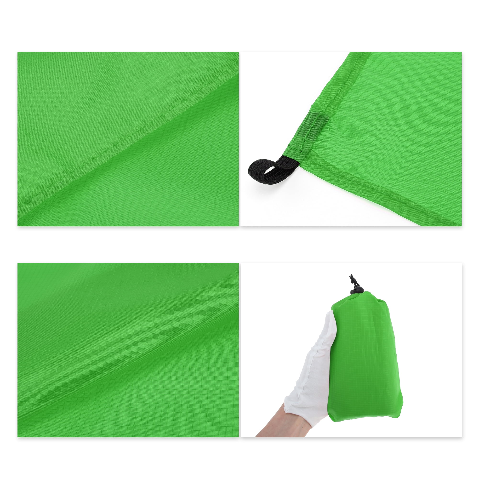 Unique Bargains Beach Blanket Beach Mat Lightweight Accessories Green 55.12"x59.06"
