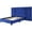Blue, variant on ACME Damazy Queen Bed in Blue Velvet