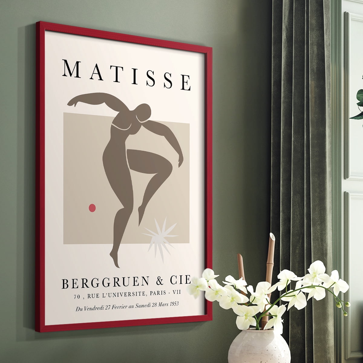 Matisse CCXXIX in Solid Wood 11 x 14 Framed Print