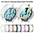 thumbnail image 4 of Accessories Full Coverage Shell Watch Protective Case TPU Cover TPU Screen Protector SILVER 40MM, 4 of 8