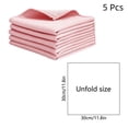 thumbnail image 3 of yulier 5 Pcs Microfiber Cleaning Cloths, Kitchen Towels Dish Cloths, Reusable Cleaning Rags for Dishes, Countertops, Glass, Furniture - 12" x 12", Pink, 3 of 7