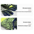 thumbnail image 3 of 1 Paire de Gants de Gardien Professionnels Motif à Rayures Respirants Mitaines de Sport en Maille 3D Rouges Taille 6, 3 of 4