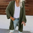 thumbnail image 2 of Viikei Plus Size Cardigans for Women Sweater Coat Cardigan Women Cardigans Clearance Casual Solid Flowy Open Front Dress Printed Chiffon Blouse Loose Tops, 2 of 6