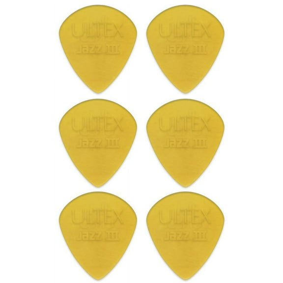 Dunlop Ultex Jazz III Guitar Picks | 6-Pack