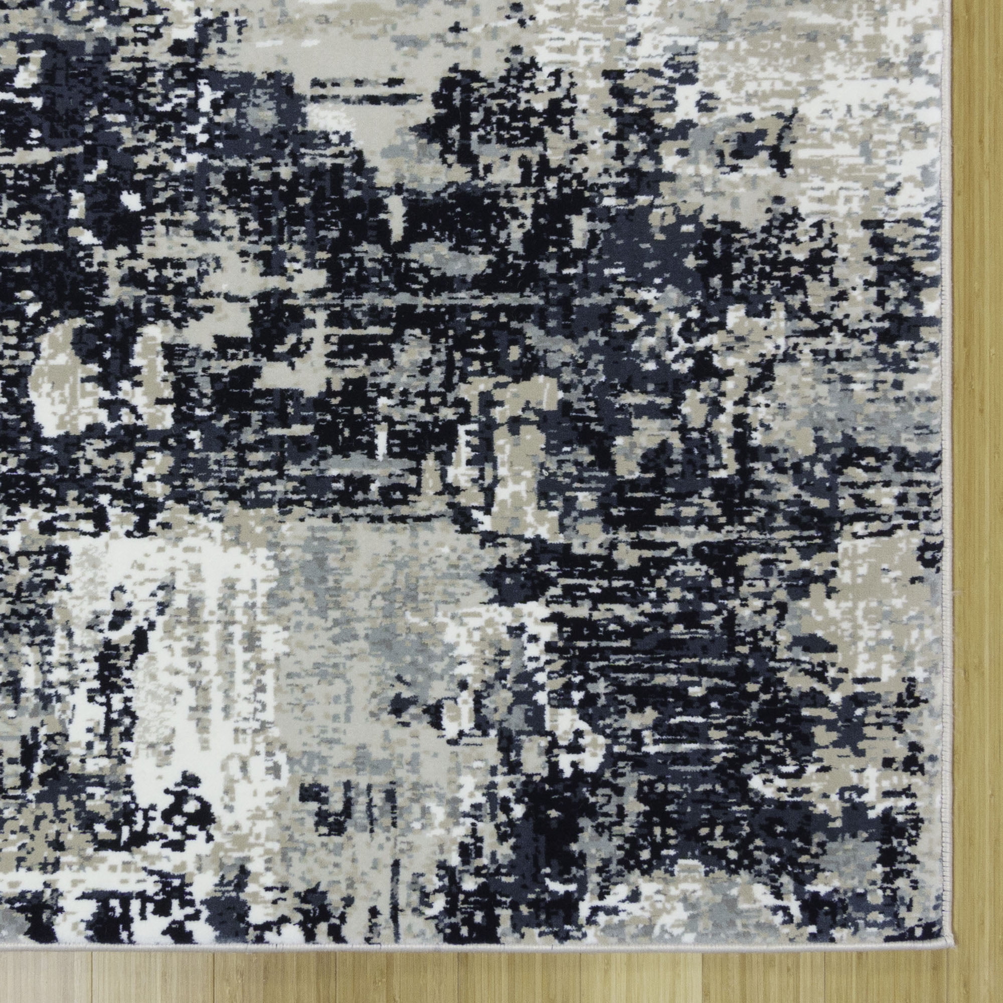Gertmenian Majestic Omari Modern Abstract Blue Indoor Area Rug, 9x13