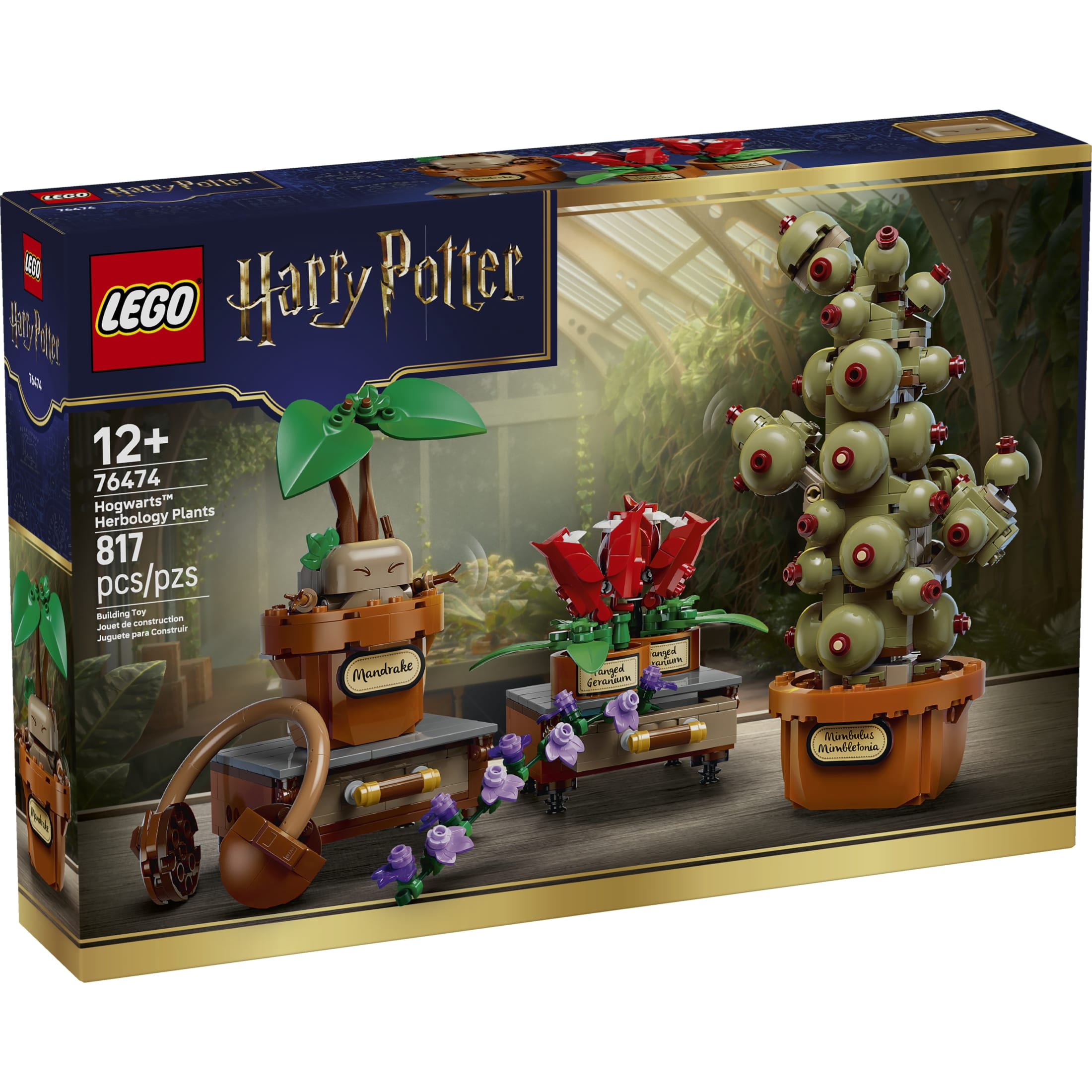 LEGO Harry Potter Hogwarts Herbology Plants - Building Toy for