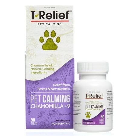 UPC: 0787647201426 | MediNatura T-Relief Pet Calming Chamomilla +9 90 Tabs