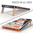 thumbnail image 3 of YouTheFan NFL Denver Broncos 2' x 4' Cornhole Game, 3 of 6