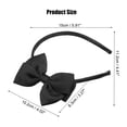 thumbnail image 2 of Diadema con lazo, Diadema de poliéster linda de moda para adolescente, negro, 59x44 pulgadas, 2 of 7
