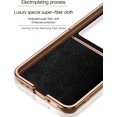 thumbnail image 5 of for Samsung Galaxy Z Flip 5 Case with Stand 360° Rotatable Ring Holder Kickstand [Magnetic Car Mount] Gold Plating for Women Men Shockproof Protective Cover for Samsung Z Flip 5 5G (Black), 5 of 14