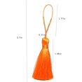 thumbnail image 2 of HUGFEGWE 20pcs 3.7 Inch Mini Tiny Craft Tassels Soft Elegant Handmade Silky Floss Tassels with Cord Loop for Keychain Earring, Jewelry Making, Graduation, Bookmarks, Gift Tag DIY Craft CJ25311-447, 2 of 6