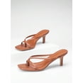 thumbnail image 4 of Women Comfortable Kitten Low Heel Thong Heeled Sandals - Fashion Square Open Toe for Party & Casual, 4 of 7