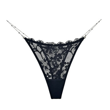 

Underwear Women Bikini Seamless Lady Low Waist Thong Tangas Solid Color Sexy Hollow-Out Panties For Women