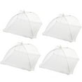 thumbnail image 1 of (Set of 4) Large Pop-Up Mesh Screen Food Cover Tents - Keep Out Flies, Bugs, Mosquitos - Reusable (17 x 17inches), 1 of 6