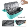 thumbnail image 3 of Insulated Soft Beach Cooler with Adjustable/waterproof and Zipper Close, green, 3 of 7