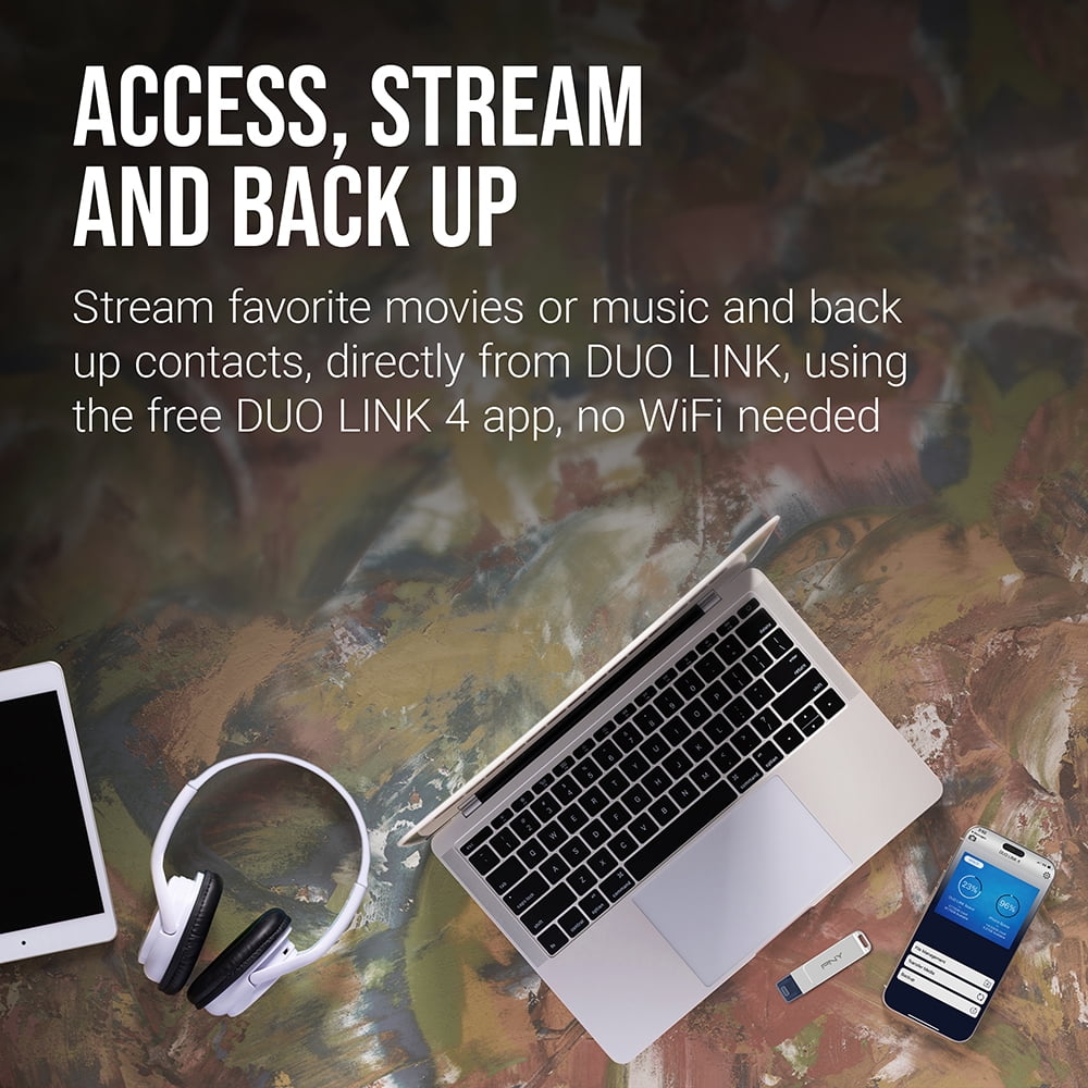 PNY 64GB DUO LINK iOS USB 3.2 Dual Flash Drive