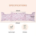 thumbnail image 6 of Mastectomy Pillow - Post Surgery Pillow for Breast Cancer, Recovery Breast Pillow for After Heart Surgery, Breast Reduction & Augmentation, Soft Lightweight Heart Pillow with Pockets, Pink Flower, 6 of 6