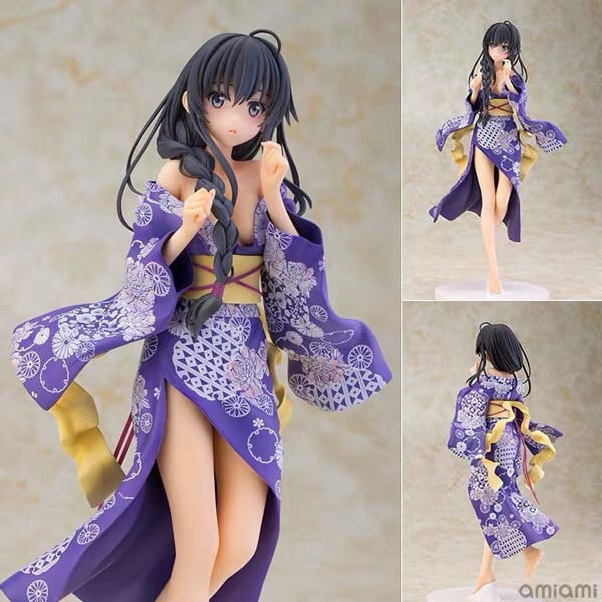 Yukinoshita Yukino Figura 10cm/3.9in Yukino Figura Costume da bagno Bikini Ver. PVC My Teen Commedia romantica SNAFU Anime Figura Confezione regalo Figure da collezione per i fan