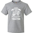 thumbnail image 3 of Inktastic Old Man Tractor Youth T-Shirt, 3 of 5