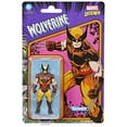 thumbnail image 4 of Hasbro Marvel Legends Series 3.75-inch Retro 375 Collection Wolverine Action Figure Toy, 4 of 6