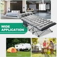 thumbnail image 5 of ABORON Folding Camping Cot Bed ,With Removeable Mattress for Adults，Portable Outdoor Cots with 2 Sided Mattress & Carry Bag, 5 of 12
