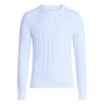 thumbnail image 5 of Free Assembly Men's Long Sleeve Crewneck Textured Sweater, Sizes S-3XL, 5 of 5