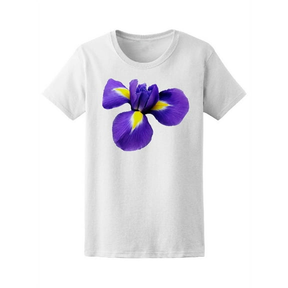 Beautiful Purple Iris Flower T-Shirt Women -Image by Shutterstock, Female Medium