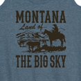 thumbnail image 3 of Instant Message - Montana Land Of Big Sky - Women's Racerback Tank Top, 3 of 6