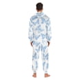thumbnail image 4 of FORMRS Onesies Pajama for Adults Unisex Hoodie Winter Jumpsuit One Piece Sleepwear, Sizes S-2XL, Blue Butterfly, 4 of 7