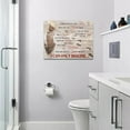 thumbnail image 6 of Christian Wall Art Jesus Footprints Beach Pictures Wall Decor Scriptures I Can Only Image Canvas Prints Framed Modern Bible Verse Painting Artwork for Bathroom Bedroom Living Room Office 16"x12", 6 of 6