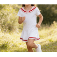 thumbnail image 4 of LIaqionyy Girls Dress School Uniform Cute Shorts Sleeve Collared Casual Cotton Classic Fashion Dresses Clothes, 4 of 6