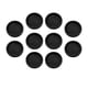 thumbnail image 4 of 10 piezas de base de broche de madera, bandejas para broches, broches con clip, alfiler grueso, bandeja con bisel redondo negro 25mm, 4 of 9
