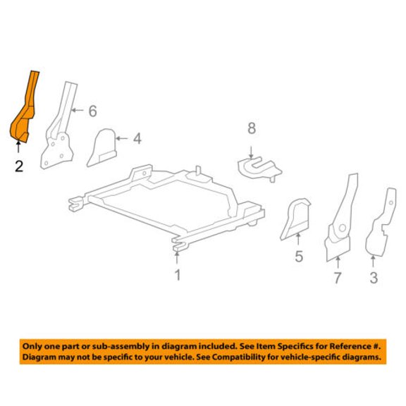 GM OEM Seat Track-Side Shield 15900366