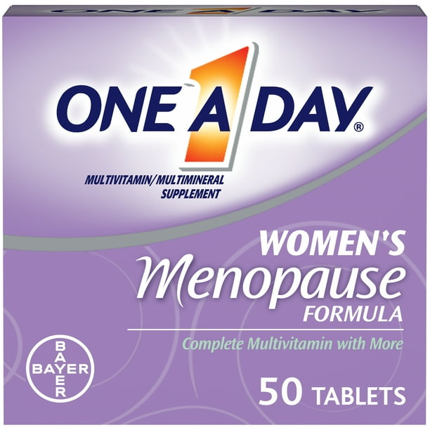 One A Day Women's Menopause Formula Multivitamin Supplement, 50 Count