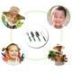 thumbnail image 3 of Juego de 4 herramientas de jardinería para niños: minipala, rastrillo y paleta de mano, herramientas de jardinería para plantas de interior., 3 of 7