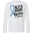 thumbnail image 3 of Inktastic Never Stop Fighting ALS Awareness Long Sleeve T-Shirt, 3 of 5