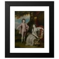 thumbnail image 2 of Sir Joshua Reynolds 15x18 Black Modern Framed Museum Art Print Titled - George Capel, Viscount Malden (1757-1839), and Lady Elizabeth Capel (1755-1834) (1768), 2 of 5
