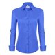 thumbnail image 1 of Camisa de vestir Siliteelon para mujer de manga larga azul índigo, 1 of 8