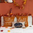 thumbnail image 5 of Fall Pillow Covers 12x20 inch Set of 4 Buffalo Plaid Fall Blue Pumpkin Throw Pillow Cover Autumn Thanksgiving Decoration for Home Couch Bed, 5 of 5