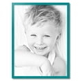 thumbnail image 2 of ArtToFrames 24" x 32" Aqua Picture Frame, 24x32 inch Green Wood Poster Frame (WOM-4428), 2 of 8