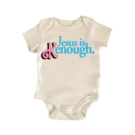 Is Kenough Jesus Religious God Christian Baby Boy Girl Clothes Bodysuit Cute Baby Onesie, BABY BODYSUIT LAT 4424