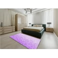 thumbnail image 4 of Ahgly Company Indoor Rectangle Patterned Heliotrope Purple Area Rugs, 7' x 9', 4 of 6