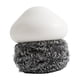 thumbnail image 1 of Cepillo de limpieza multiusos para platos con mango y bola para fregar. Alambre de acero blanco, 1 of 3