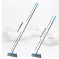 thumbnail image 3 of Brosse à Récurer en Fil d'Acier Inoxydable avec Long Manche Brosse de Nettoyage en Fil Métallique Rigide pour Sol en Béton Rugueux Patio Jardin Bouteille Brosse et Support en Laiton avec, 3 of 3